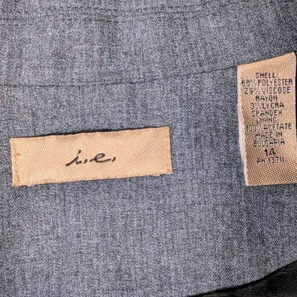i.e. ~ Women's Charcoal Grey ~‎ Single Button Blazer Jacket ~ Size 14